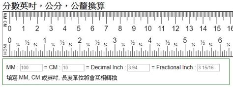 一釐米幾公分|長度換算、尺寸換算 